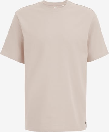 T-Shirt WE Fashion en beige : devant