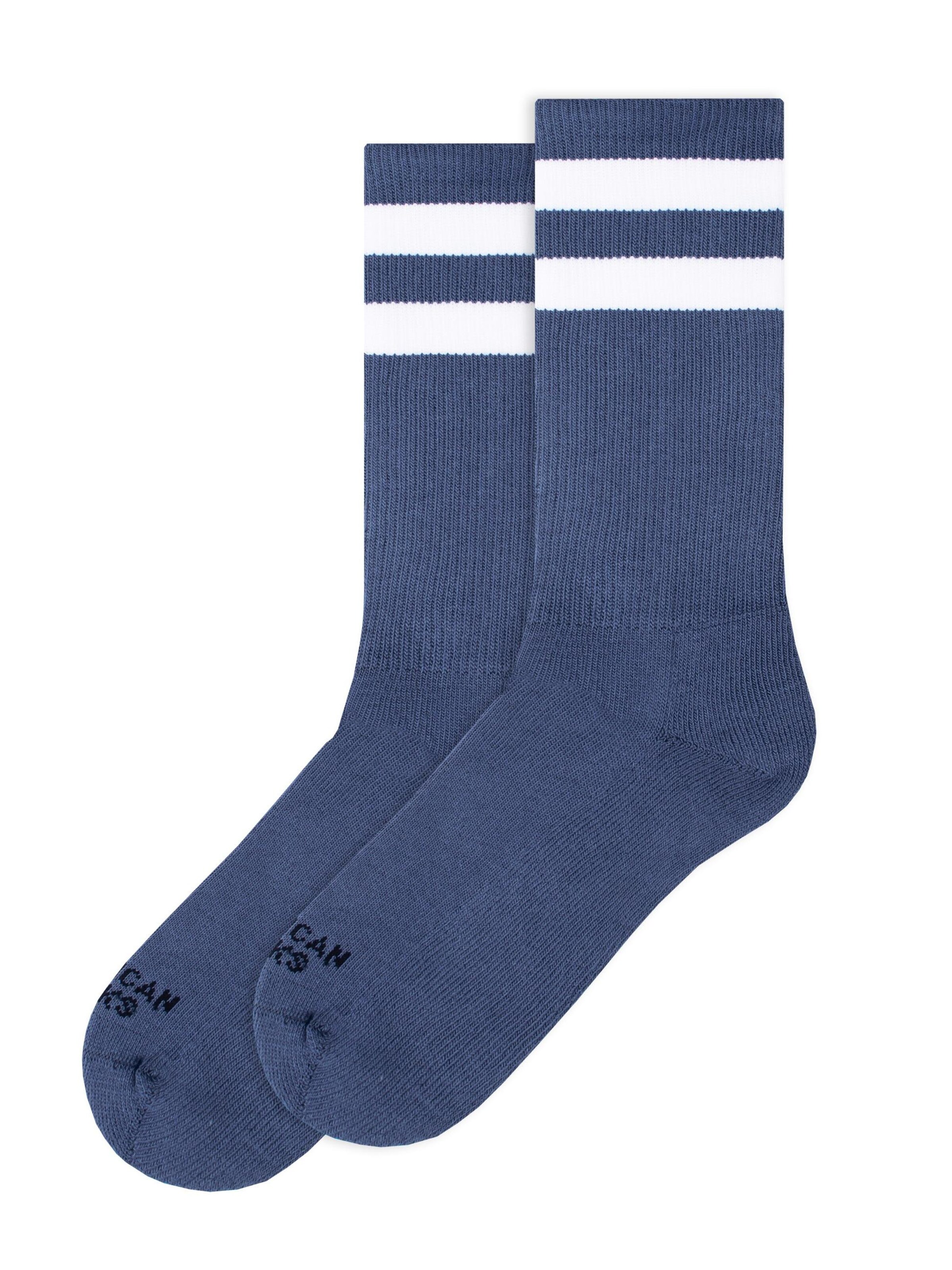 Chaussettes 'Marine - Mid High' American Socks en bleu : devant