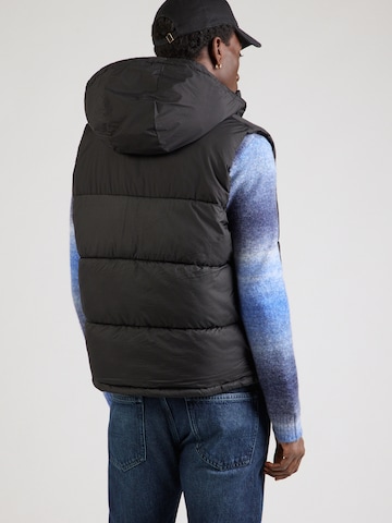 Gilet 'JCOUNION' JACK & JONES en noir