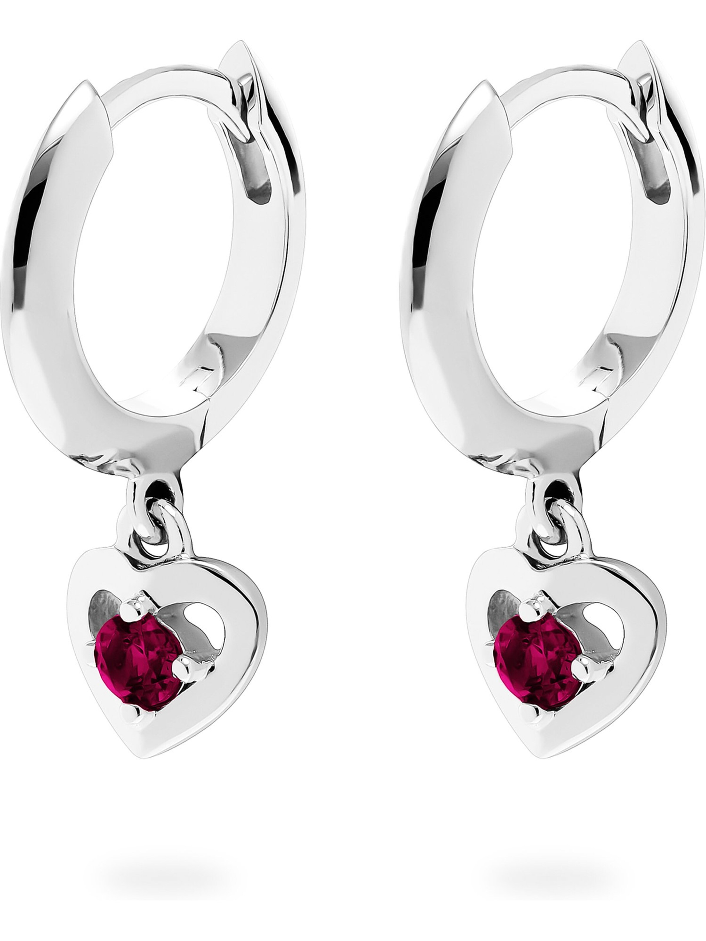 JETTE Earrings in Silver: front