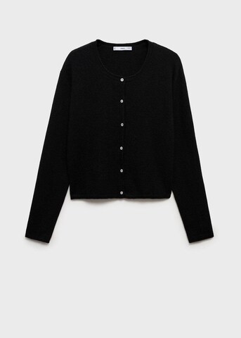 MANGO TEEN Knit Cardigan 'Curly' in Black
