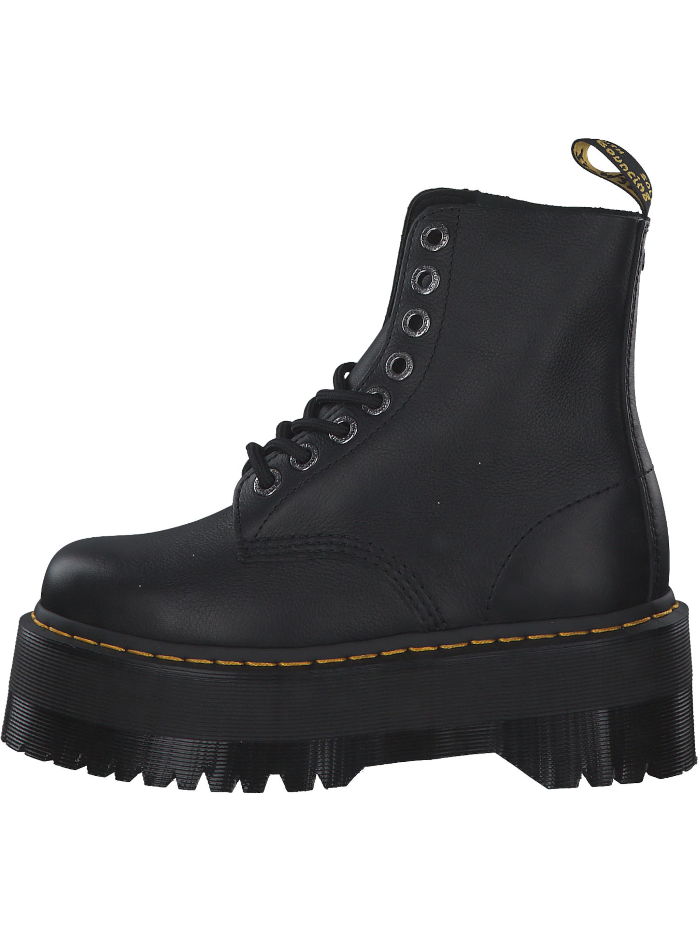 melns Dr. Martens Sienamie zābaki '1460 Pascal Max'
