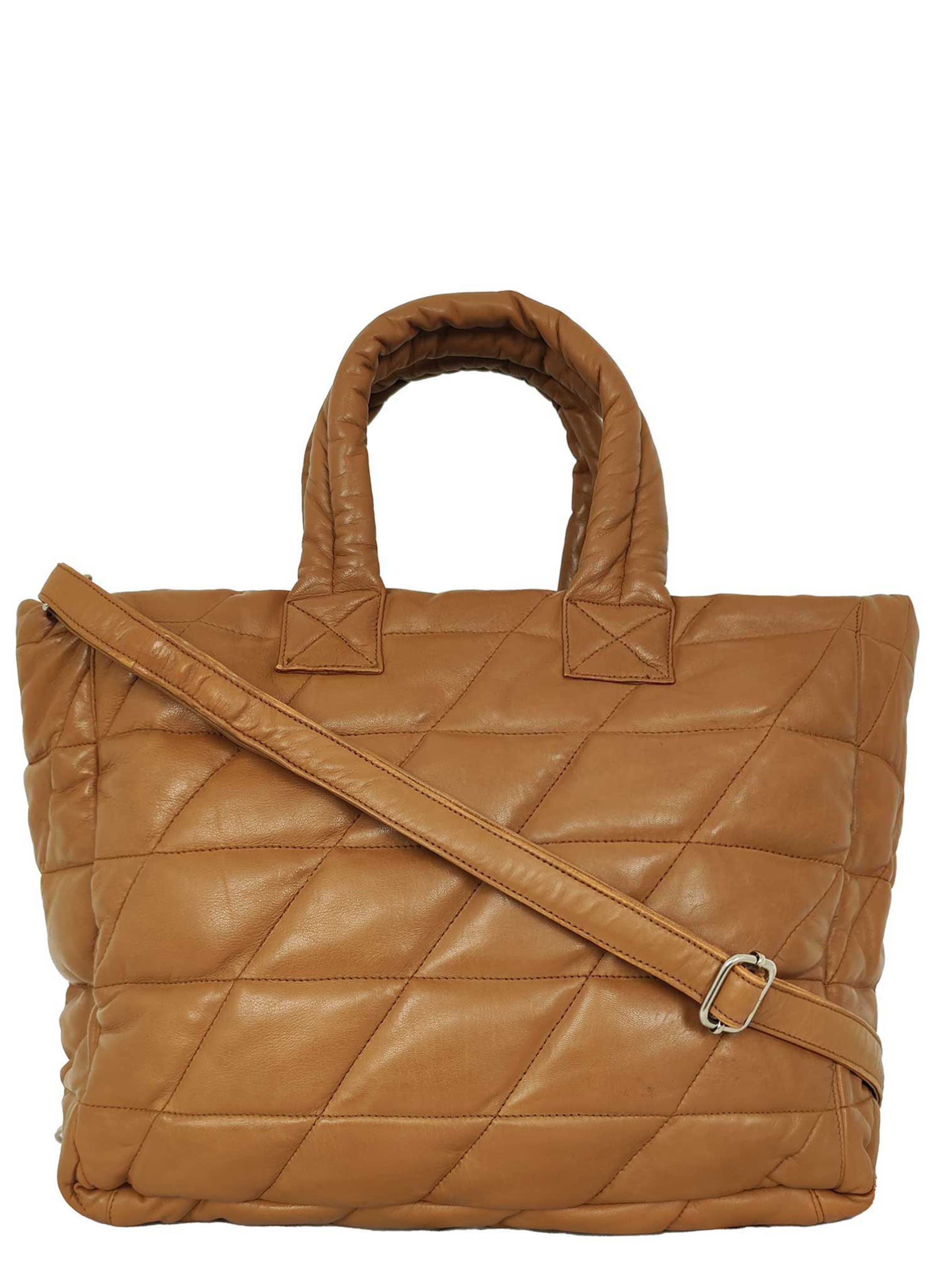 Lederjacken24 Shopper 'Sorala'‌‌‌‌ in Braun: Vorderseite