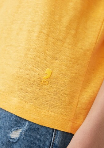 T-shirt comma casual identity en jaune