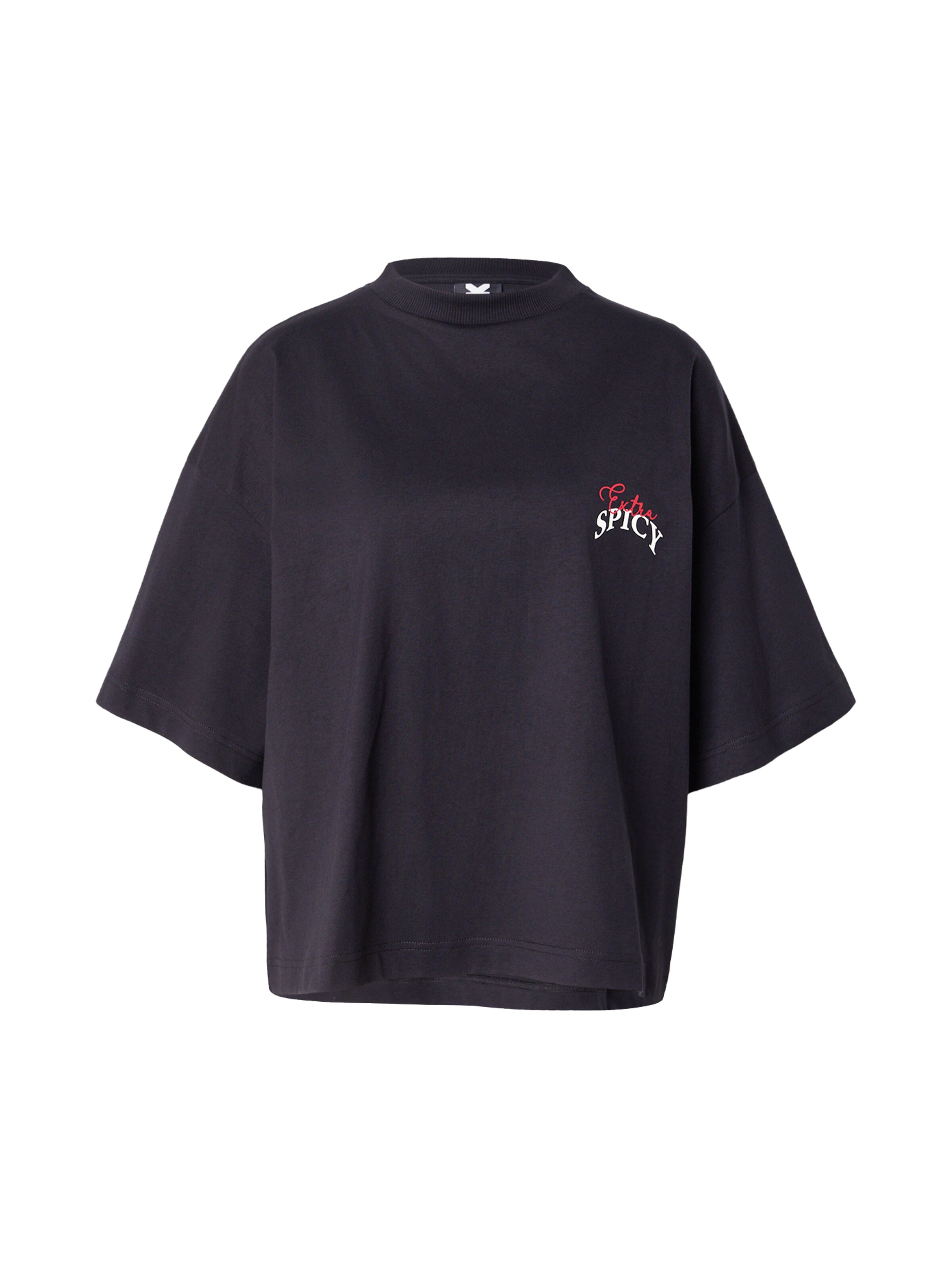 T-shirt 'Extra Spicy' Karo Kauer en noir : devant