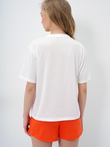 Trend Alaçatı Stili Ταγέρ με παντελόνι σε πορτοκαλί