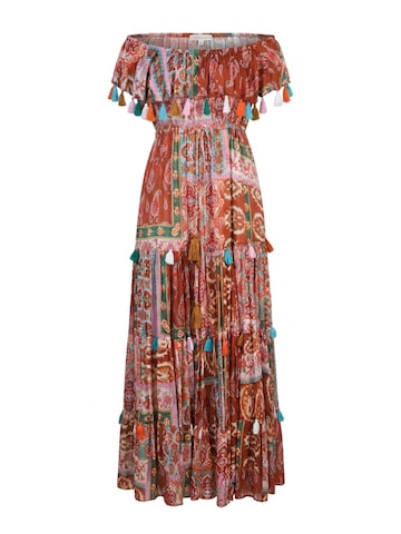 Robe 'Robe Longue Liliana' Miss June en mélange de couleurs : devant