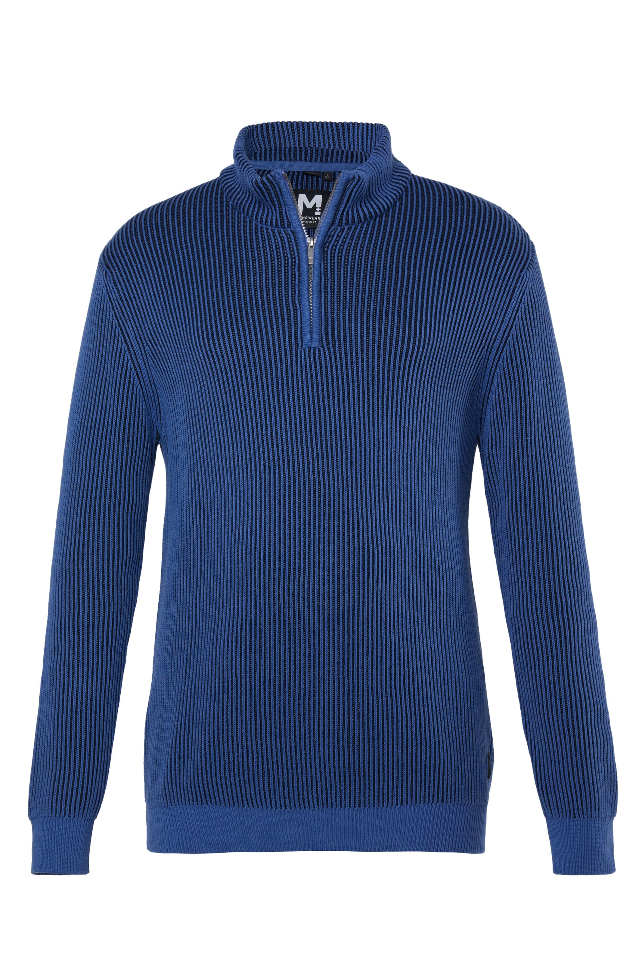 Men Plus Trui in Blauw: voorkant