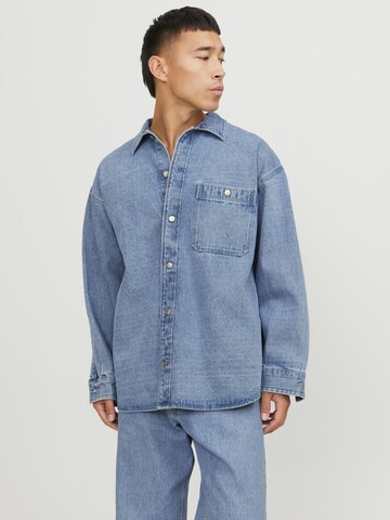 JACK & JONES Comfort fit Koszula 'JORSantorini' w kolorze niebieski: przód