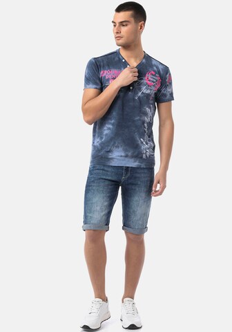 CIPO & BAXX Shirt in Blue