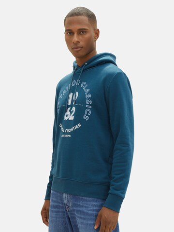 Sweat-shirt TOM TAILOR en bleu : devant