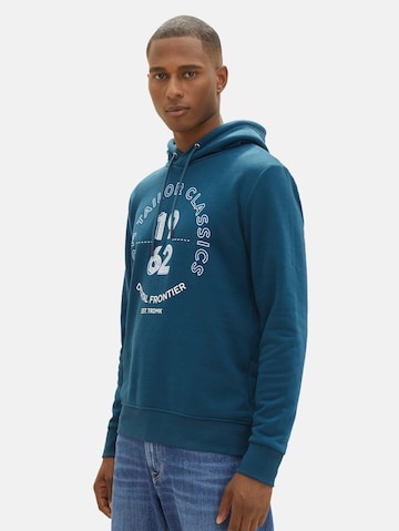 Sweat-shirt TOM TAILOR en bleu : devant