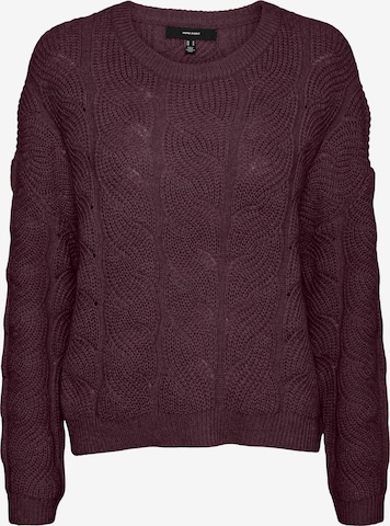 VERO MODA - Pullover 'Stinna' em roxo: frente