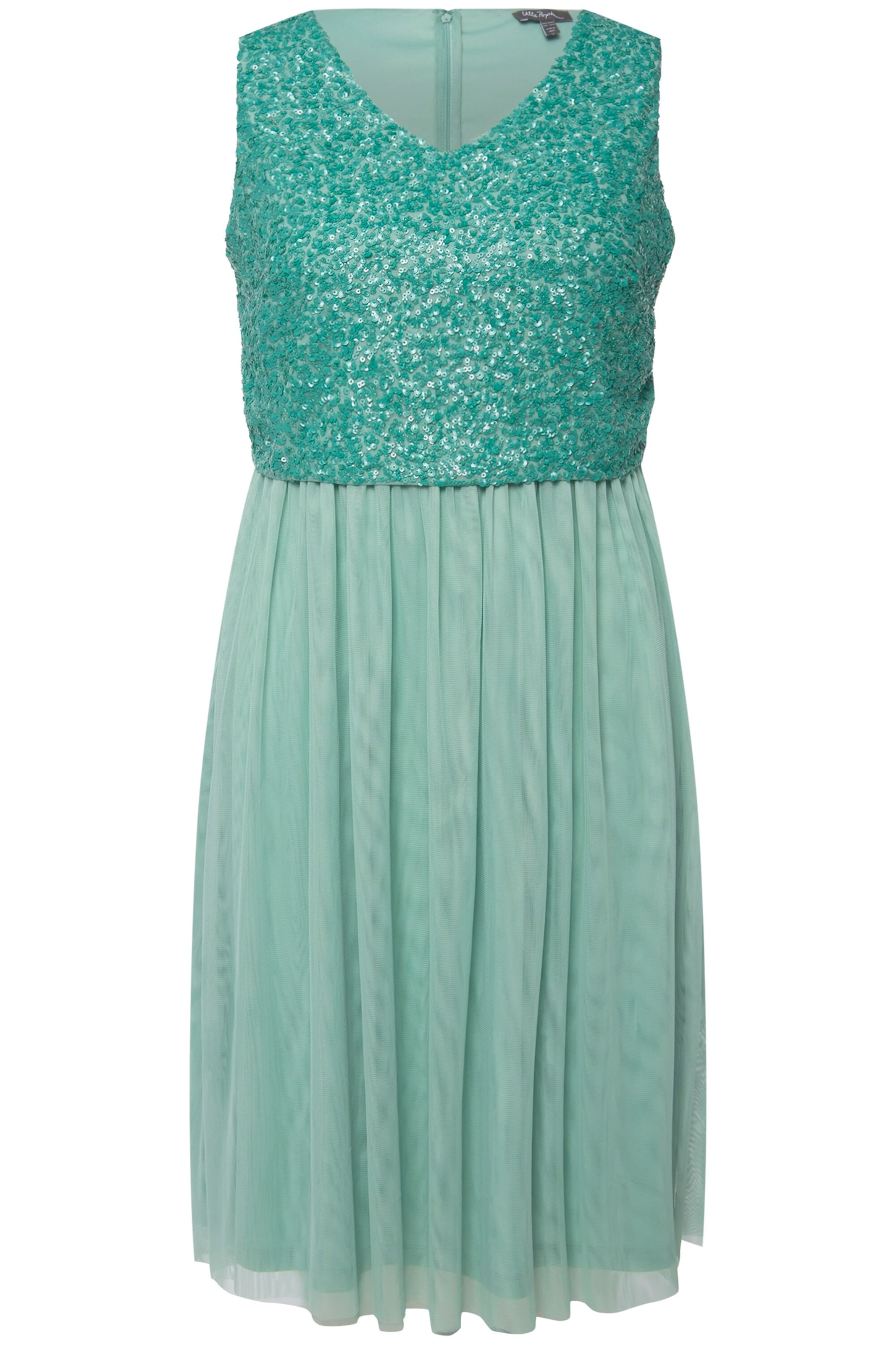 Ulla Popken Jurk in Groen: voorkant