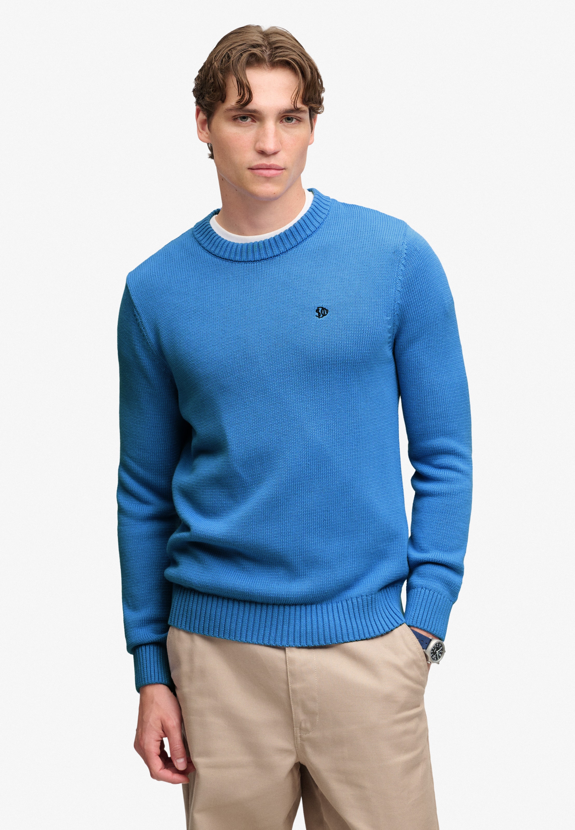 Pull-over Superdry & Co en bleu : devant