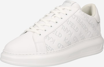 Karl Lagerfeld Sneakers laag in Wit: voorkant