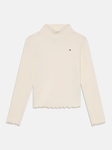 TOMMY HILFIGER Shirt 'MOCK LS' in Beige: Vorderseite