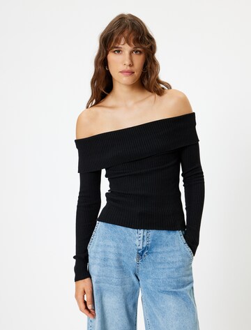 Koton Sweater in Black: front