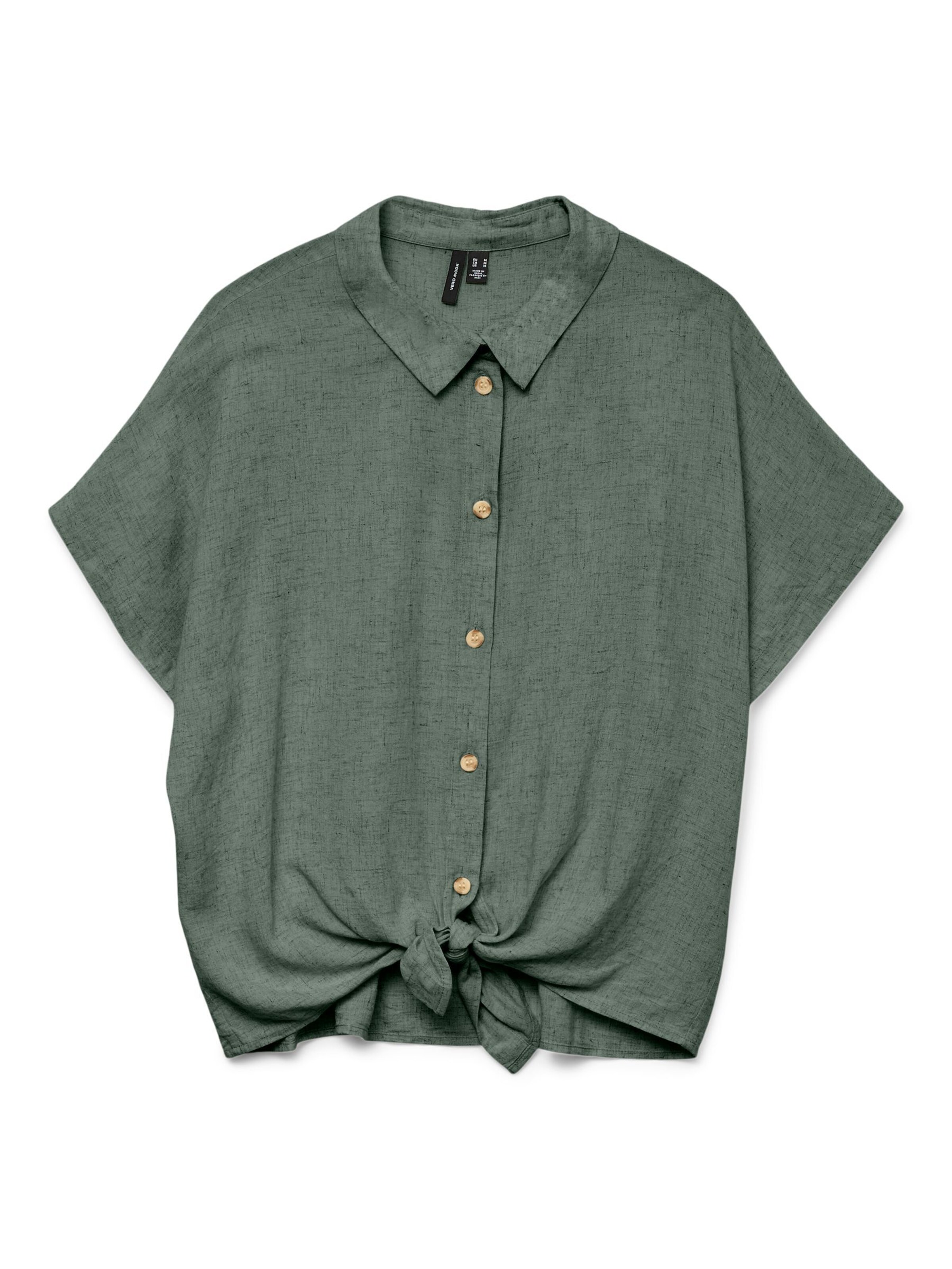 VERO MODA Blouse 'VMTHEA' in Green: front
