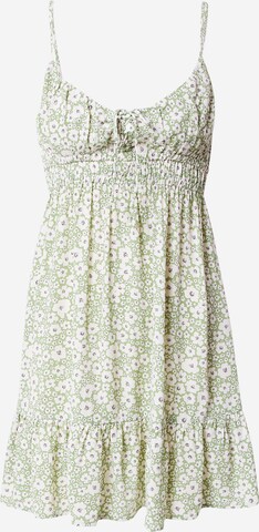 Cotton On Καλοκαιρινό φόρεμα σε πράσινο: μπροστά
