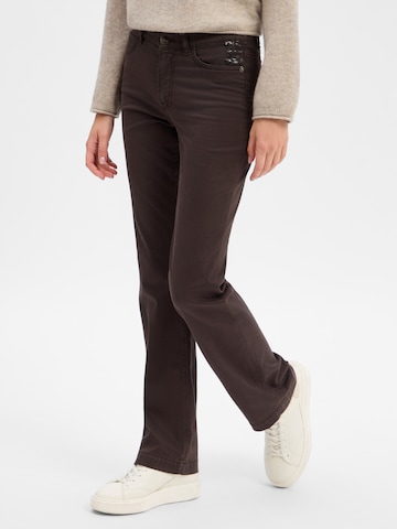 Regular Pantalon ' Faro ' Marc Cain en marron : devant