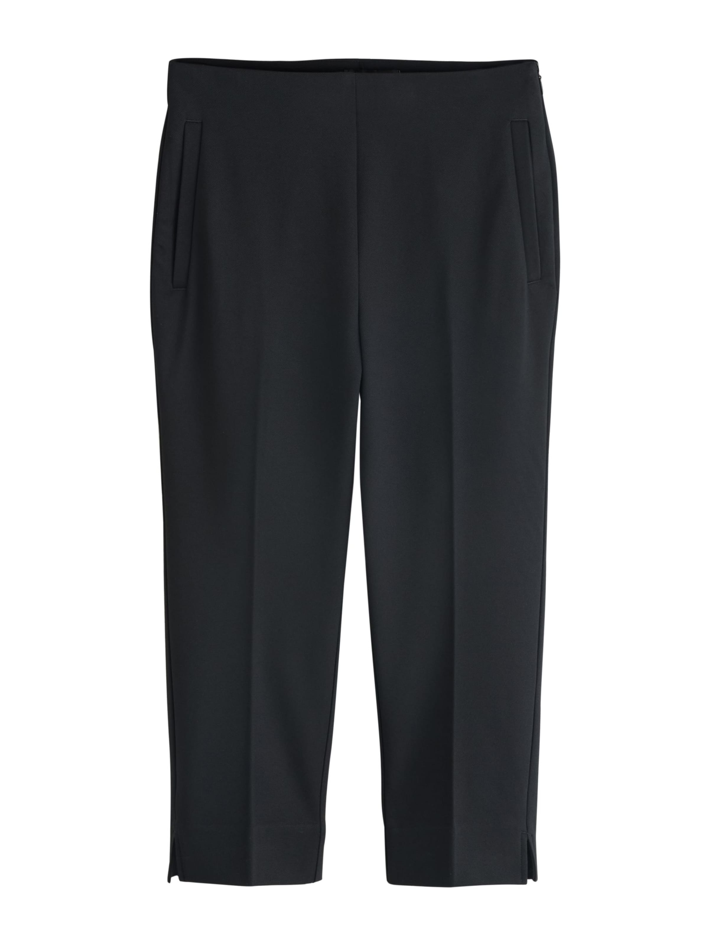 Next Slimfit Pantalon in Zwart: voorkant