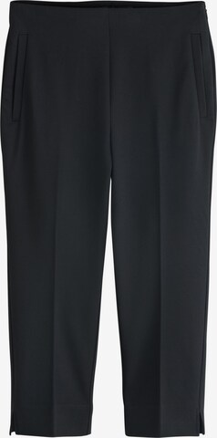 Coupe slim Pantalon à plis Next en noir : devant