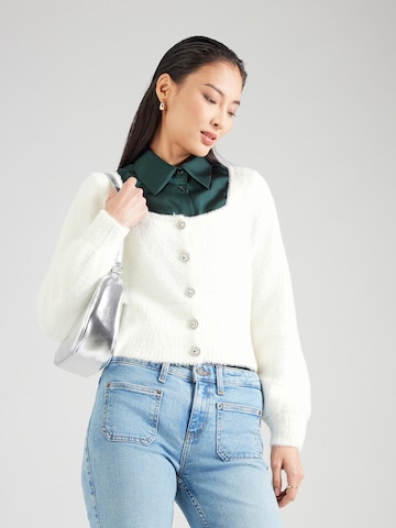 GUESS Kardigan 'MYKO' – bílá: přední strana