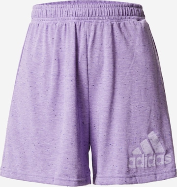 ADIDAS SPORTSWEAR Normální Sportovní kalhoty – fialová: přední strana