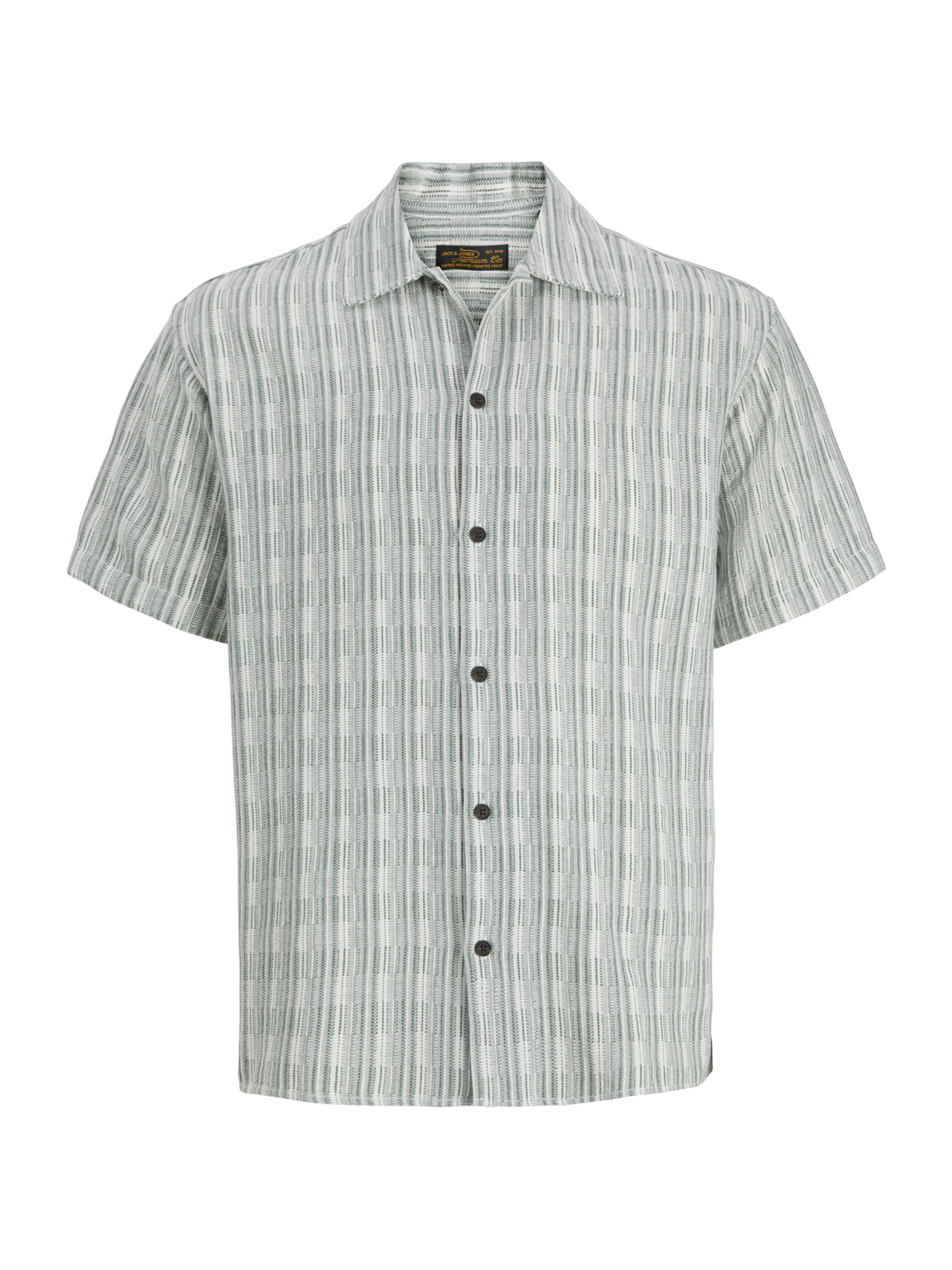 JACK & JONES Button Up Shirt 'JPRBLUTIAGO' in Green: front