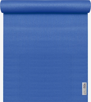 YOGISTAR.COM Mat '183 cm x 61 cm x 4 mm' in Blue: front