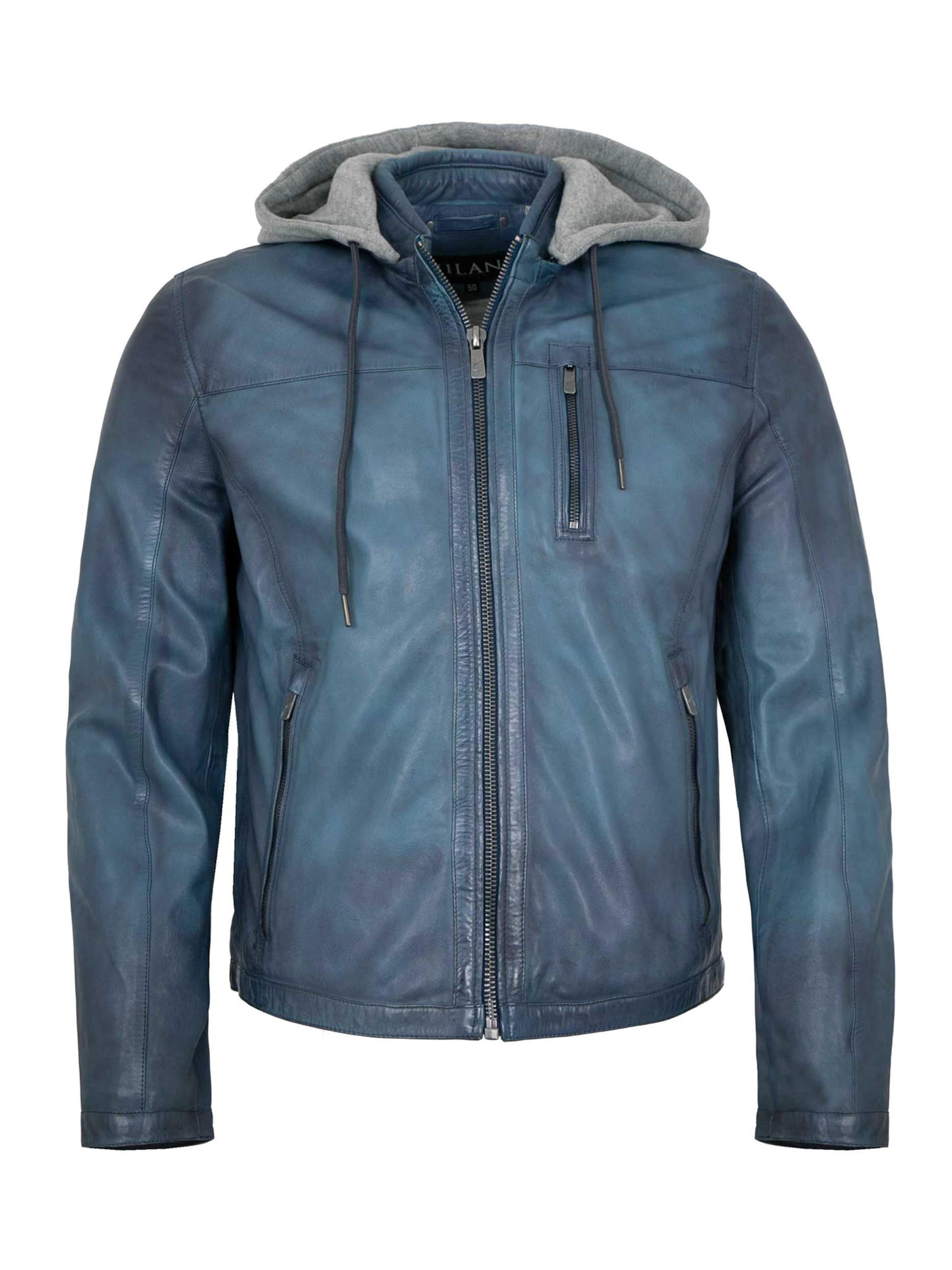 Jilani Between-season jacket 'Cody' in Blue: front