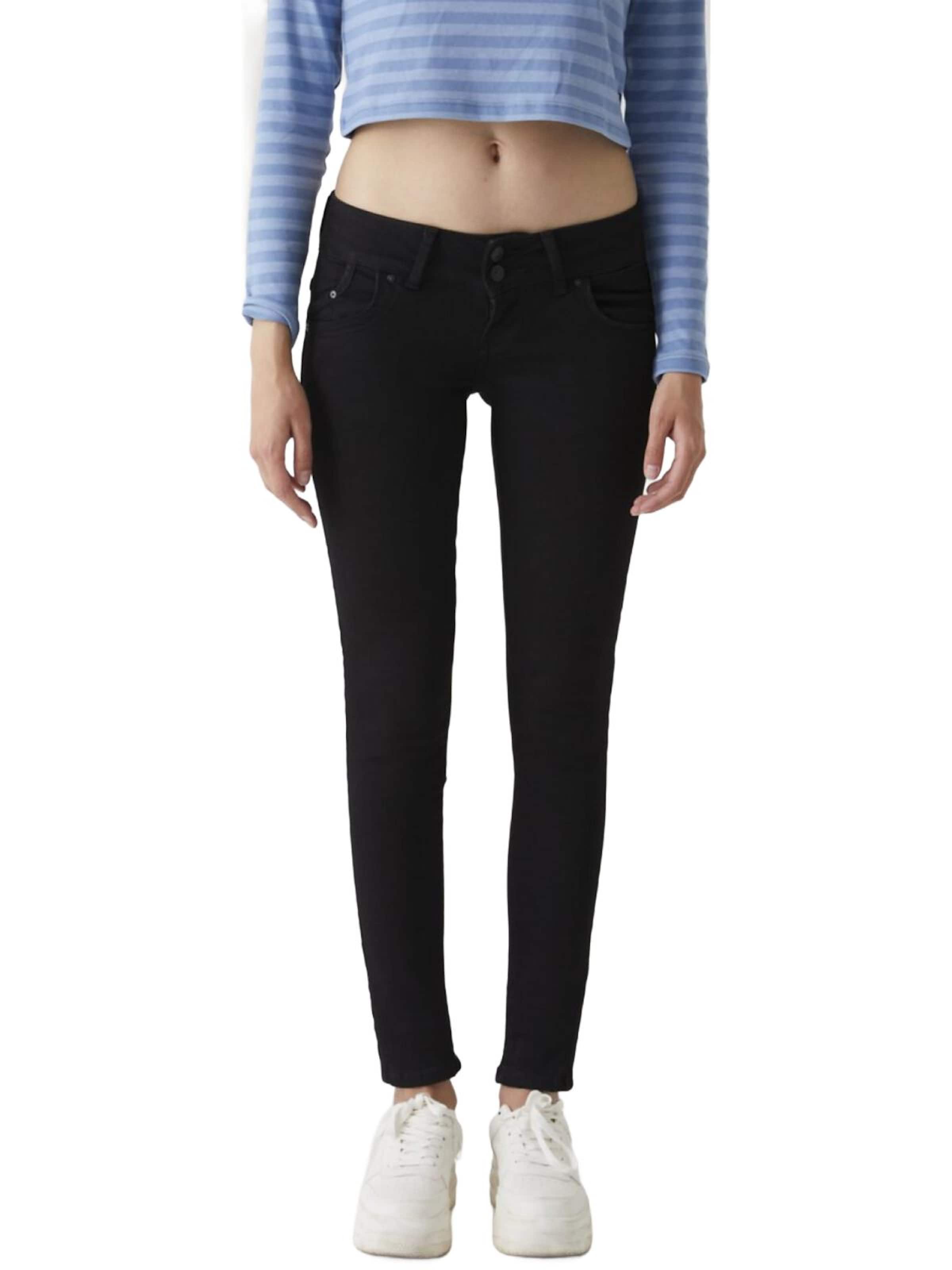 LTB Jeans Slimfit Jeans in Zwart: voorkant