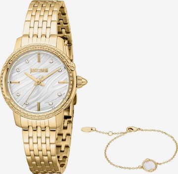 Just Cavalli Analoguhr in Gold: Vorderseite