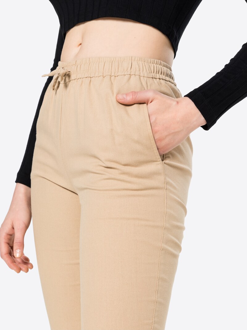 Women Clothing VILA Pants Beige