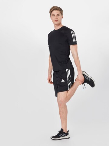 ADIDAS SPORTSWEAR Regular Sporthose 'Primeblue Designed To Move 3-Stripes' in Schwarz