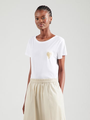 ABOUT YOU T-Shirt 'Maggie' in Weiß: Vorderseite