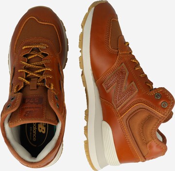 Sneaker bassa '574' di new balance in marrone