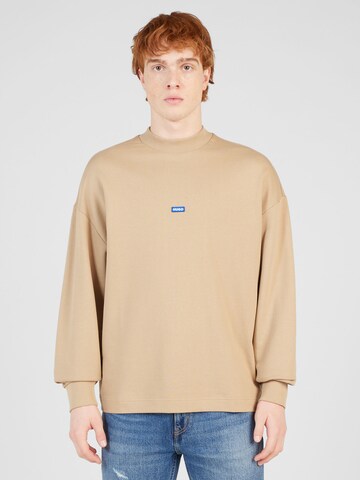 HUGO Trui 'San Cosmo' in Beige: voorkant