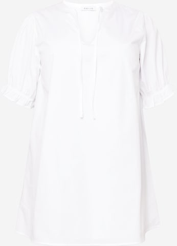 NU-IN Plus Dress in White: front