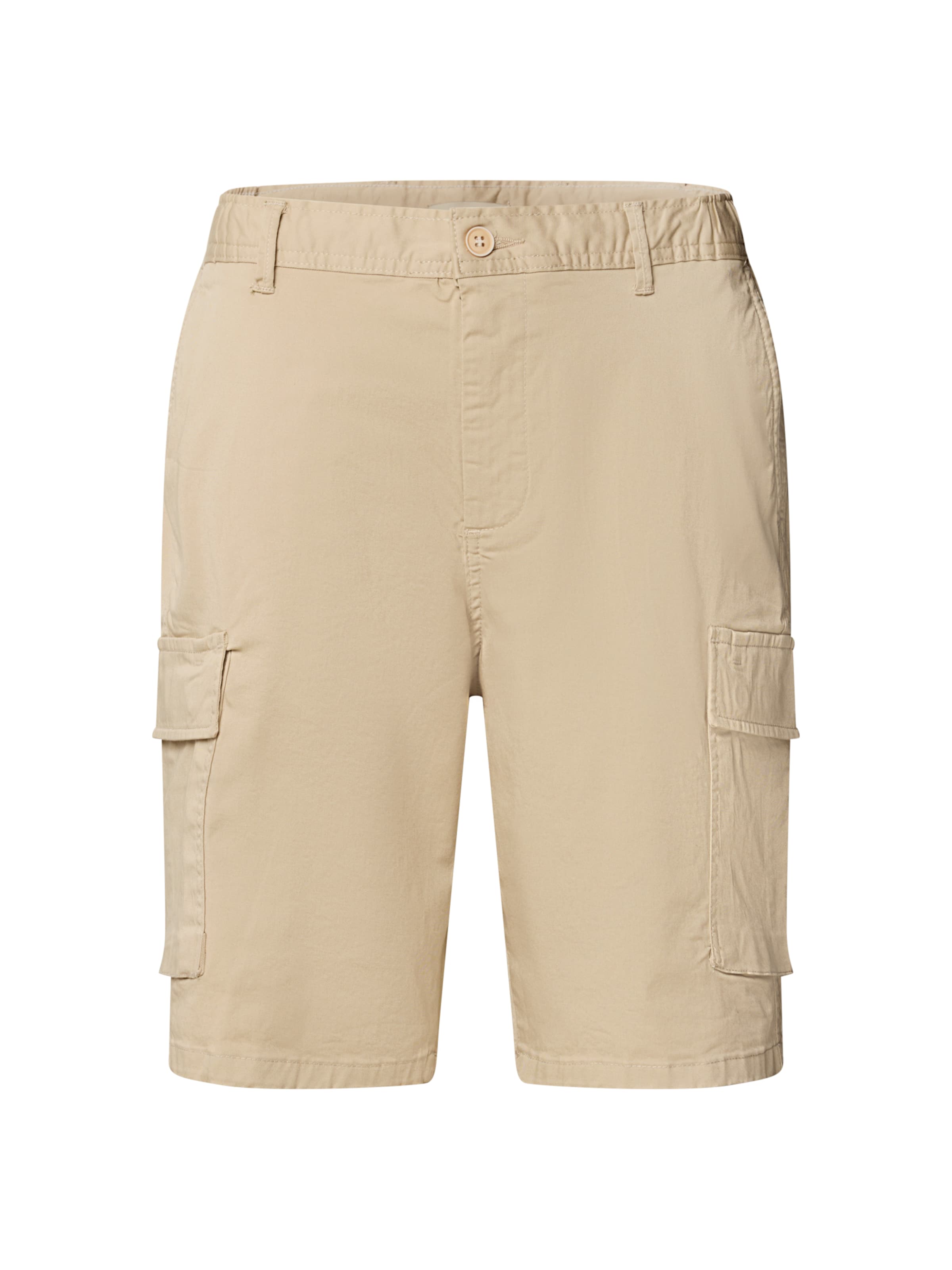 WOTEGA Regular Cargo Pants 'Atlas' in Beige: front