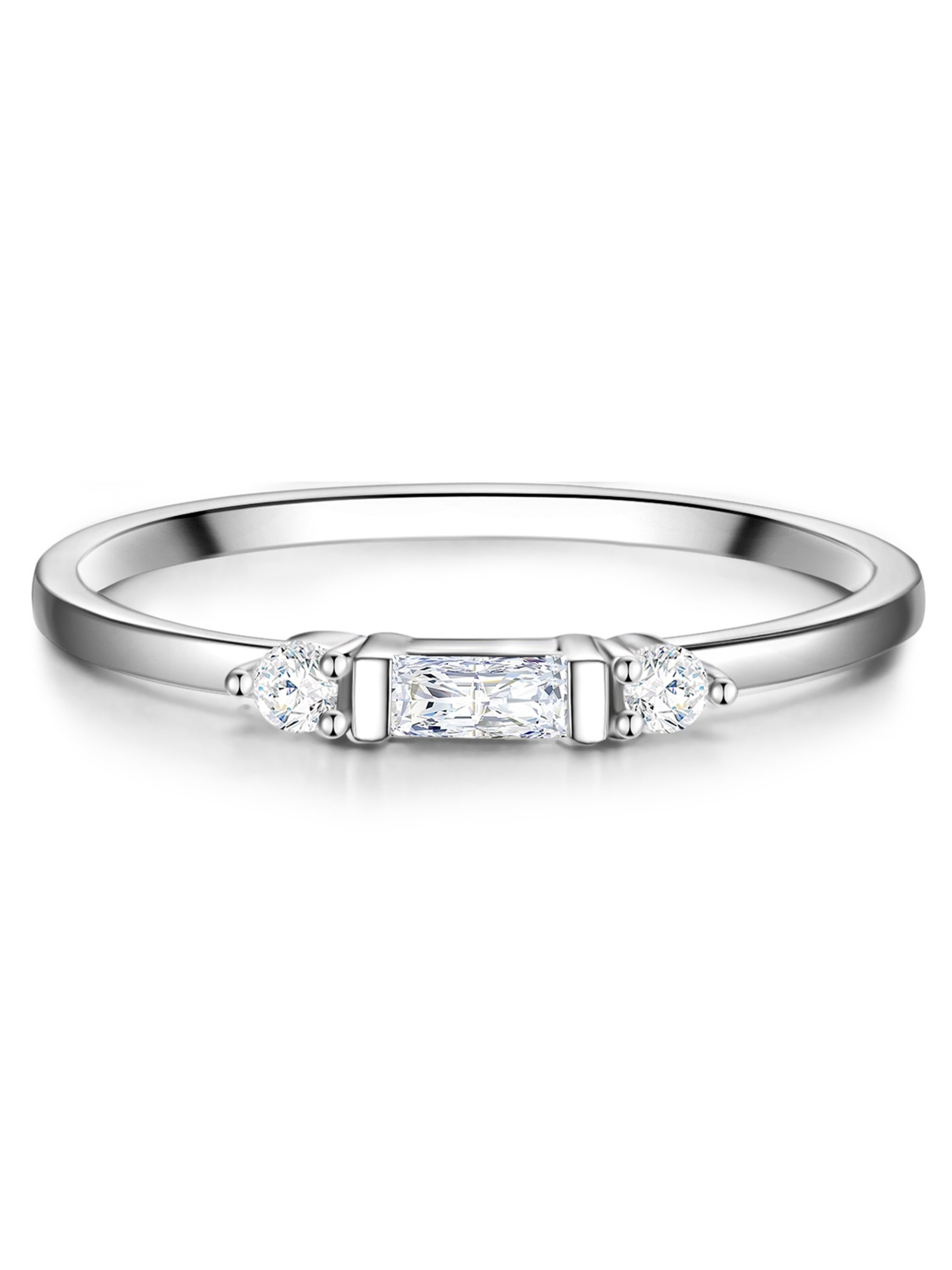 Lulu & Jane Ring in Silber: Vorderseite