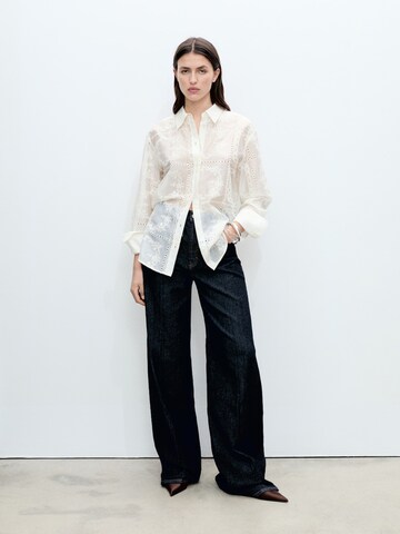 MANGO Blouse 'Aurelia' in Beige