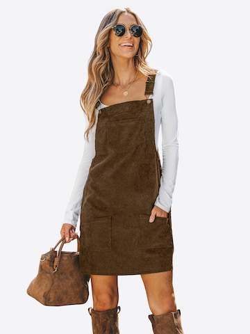 Cupshe Summer Dress in Brown: front