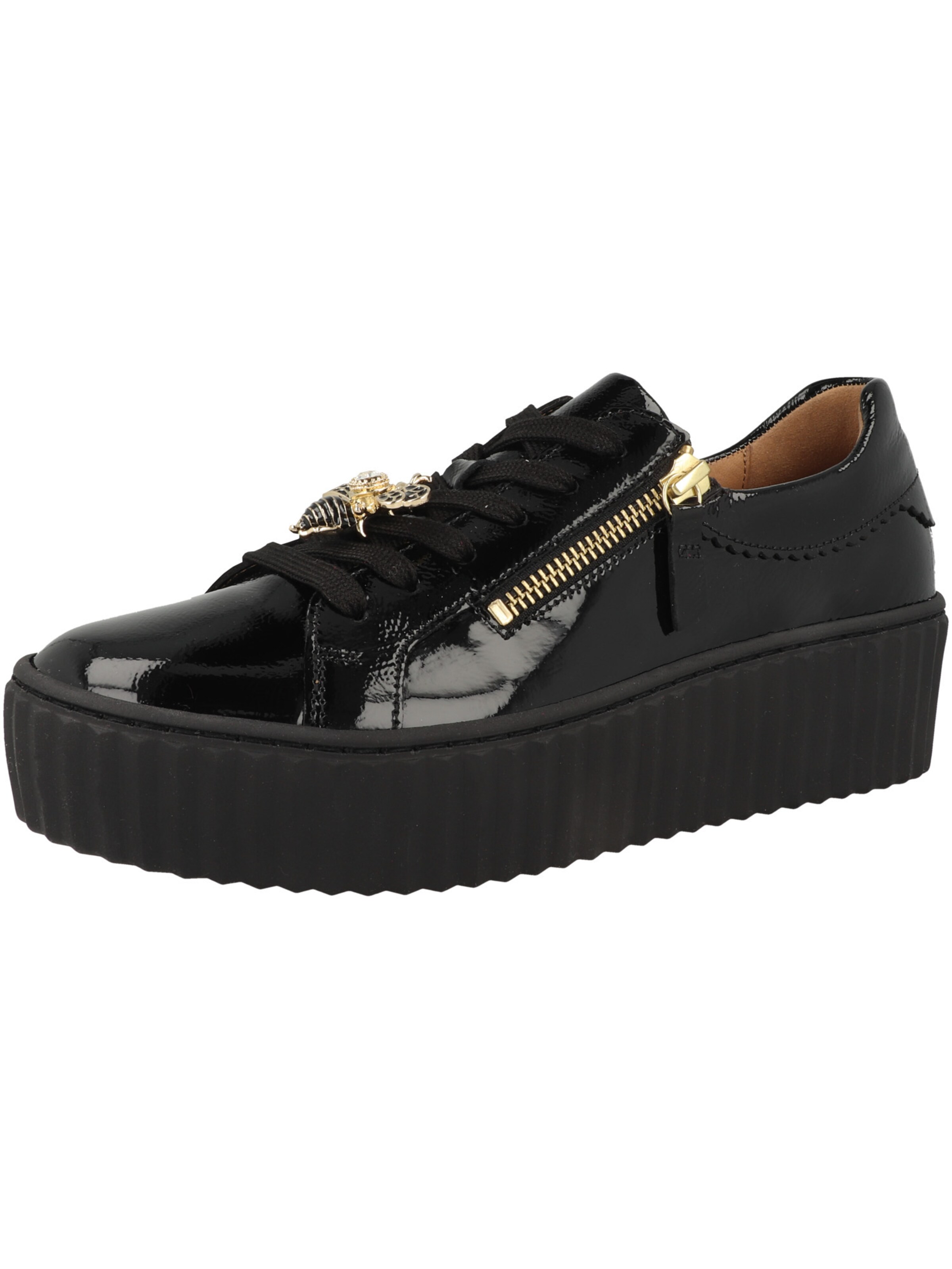 Sneaker bassa '63.201' di GABOR in nero: frontale