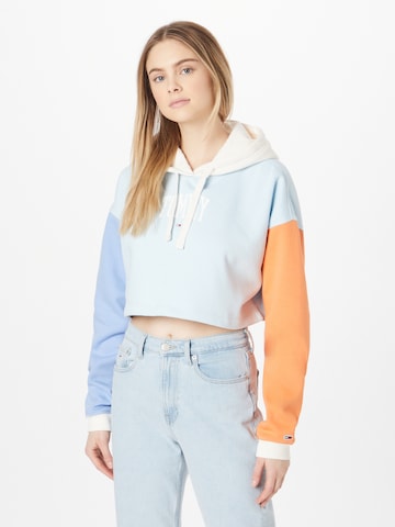 Sweat-shirt Tommy Jeans en mélange de couleurs : devant