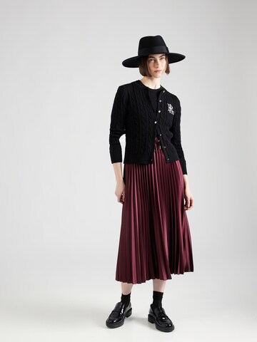 Geacă tricotată de la Lauren Ralph Lauren pe negru