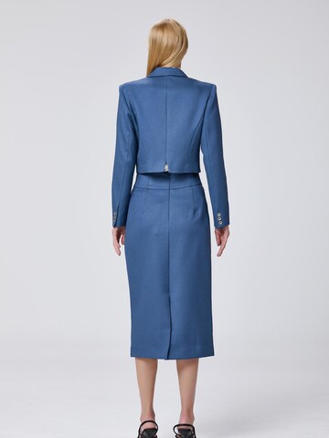 Janker 'Crop tailor jacket' di Smart and Joy in blu