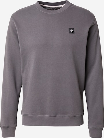 SCOTCH & SODA Sweatshirt in Grijs: voorkant