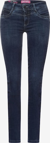 STREET ONE Slimfit Jeans in Blau: predná strana